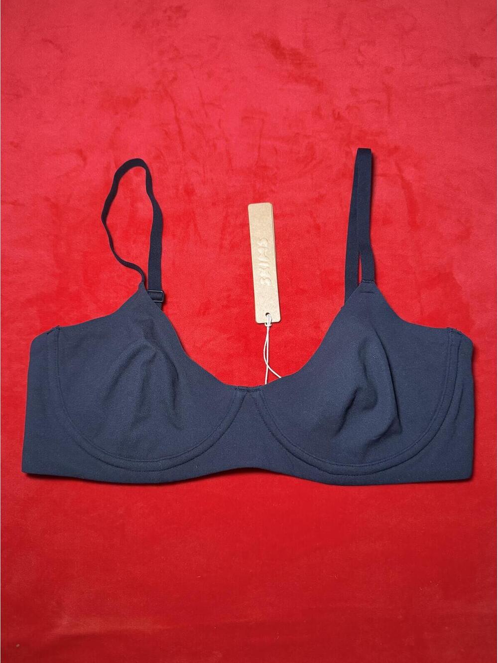 Skims Fits Everybody Unlined Demi Bra Color ONYX Size 30D